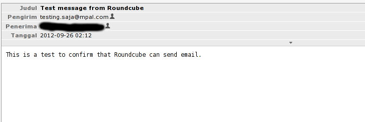 contoh email terkirim
