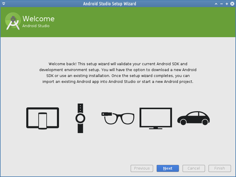 install Android Studio fedora 22