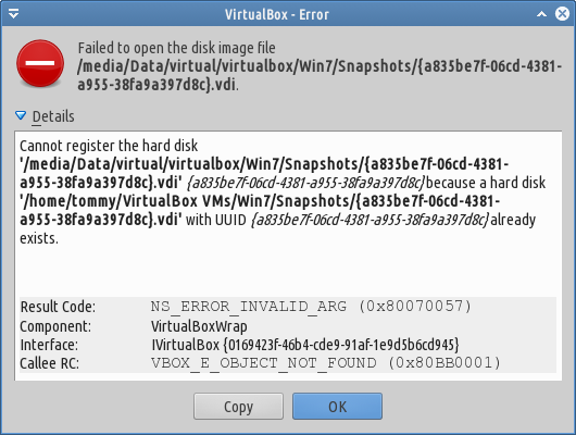 virtualbox duplicate uuid