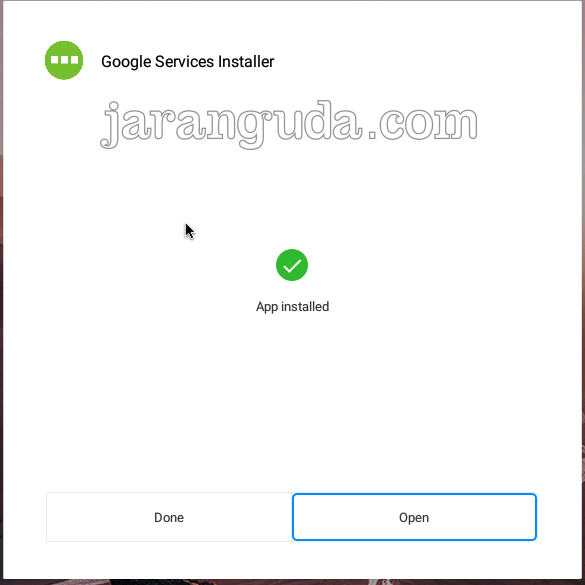 RemixOS Google Service Installer Selesai