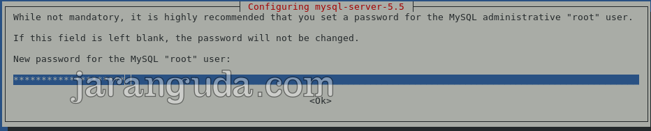 password root mysql 5.5