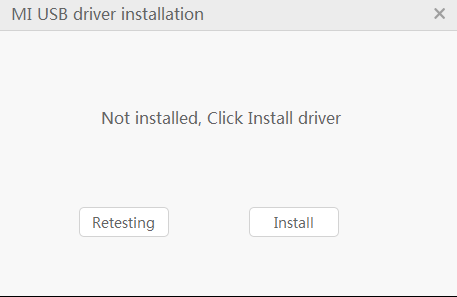install driver mi
