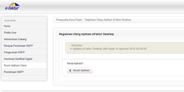 Solusi EPAJAK ETAX40005 Error di service registrasi