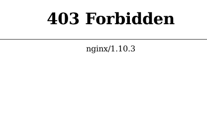 halama 403 forbidden nginx