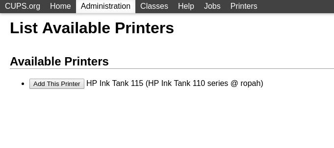 printer hp ink tank 115 langsung terdeteksi