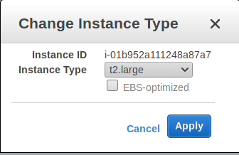 aws ec2 change instance type