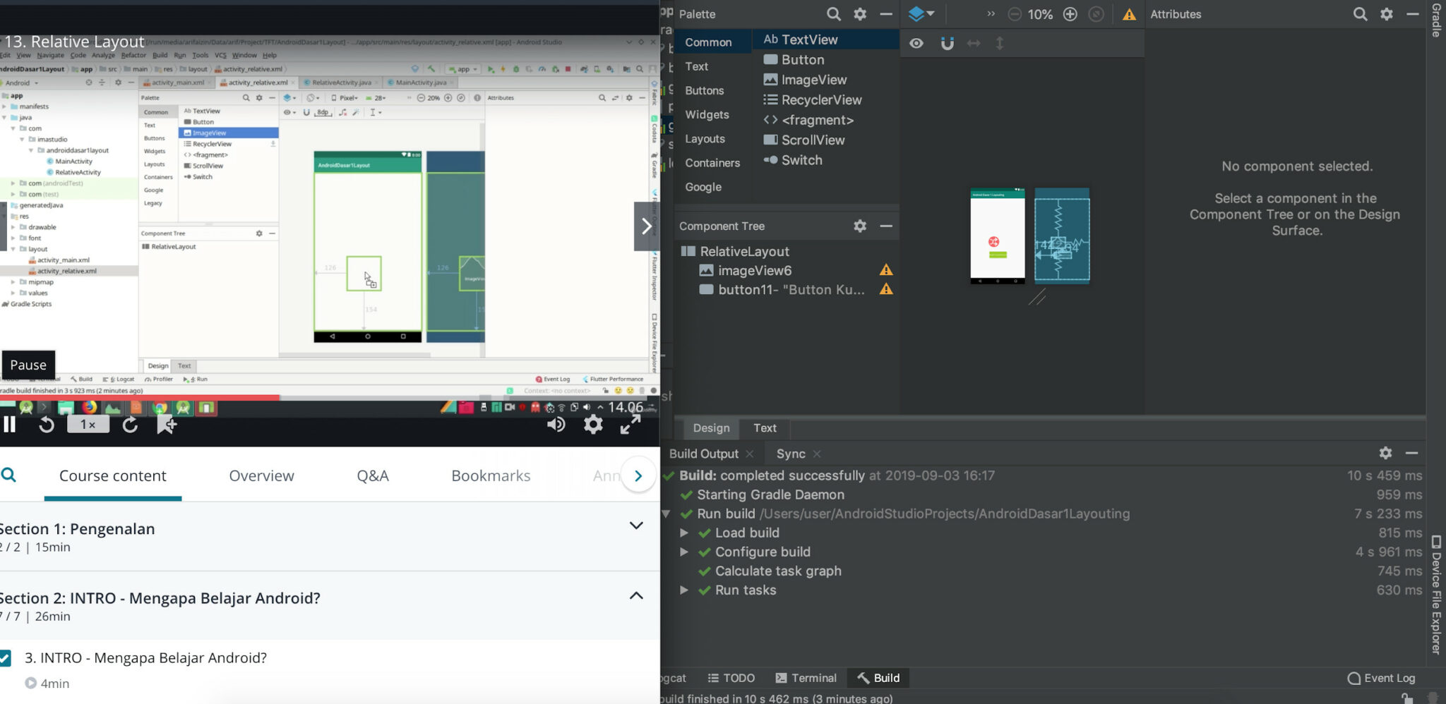 Belajar Membuat Aplikasi Android: Jenis-Jenis Layout di Android Studio ...