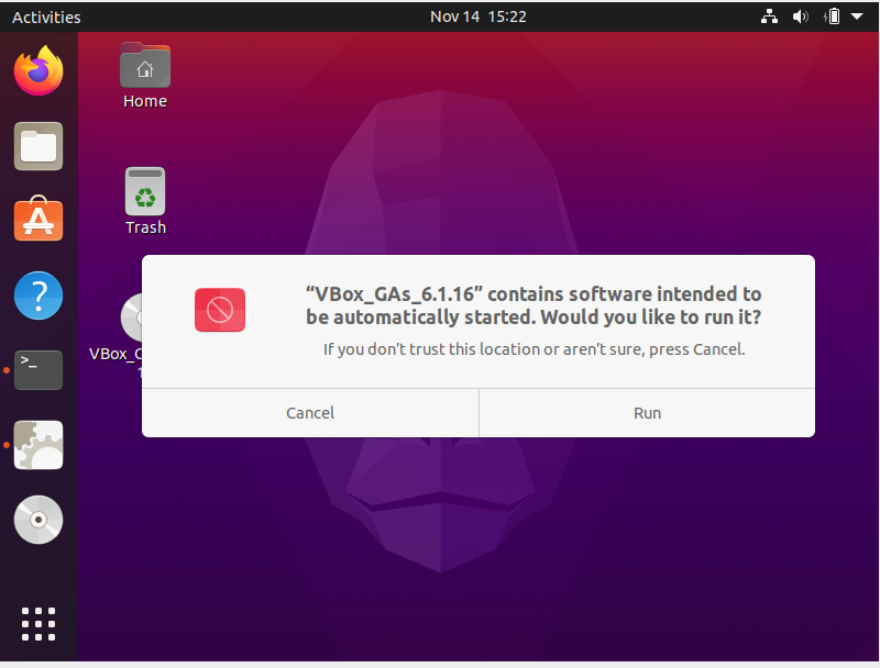 install virtualbox ubuntu guest additions