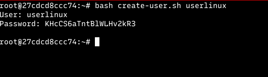 user create bash shell