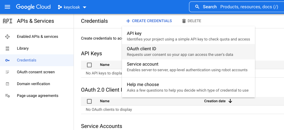 oauth client id